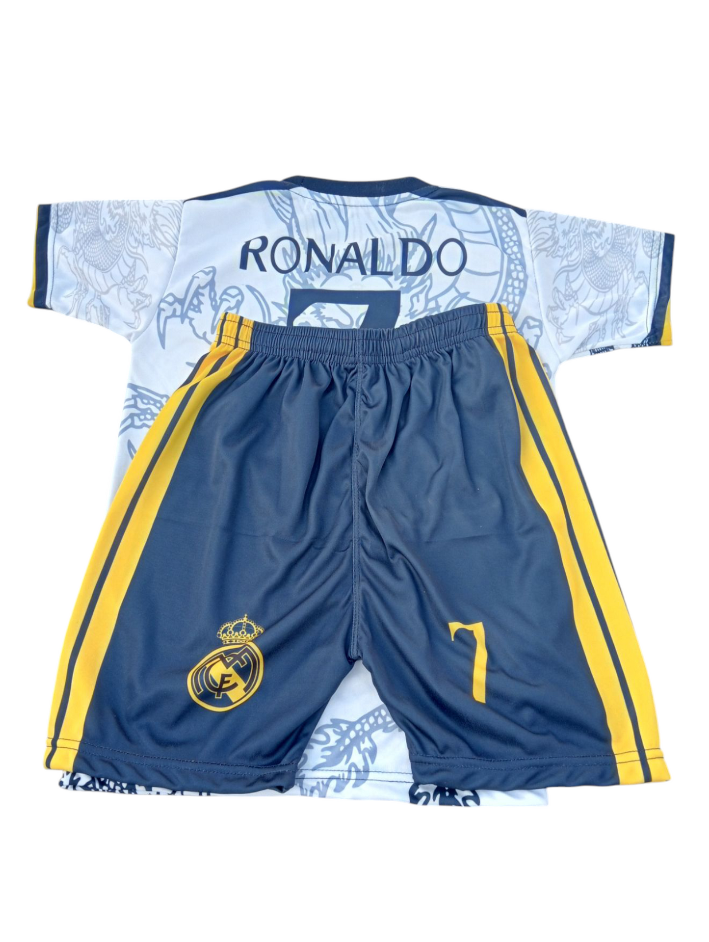 Ronaldo Dragon Football Kit White ⚽ Football Sports Kit