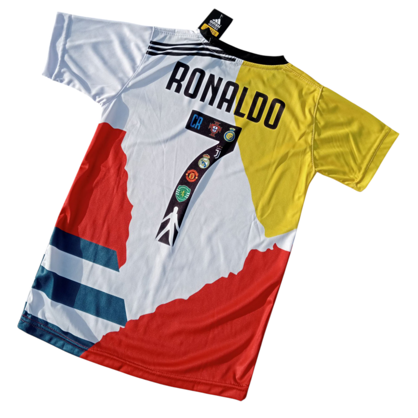 RONALDO All Club Logos Football Kit ⚽ Summer Jersey
