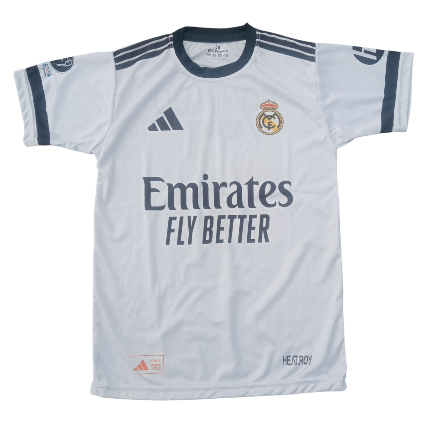 Ronaldo ⚽ Real Madrid White 2025 💜 Football Kit ⚽ Summer Jersey
