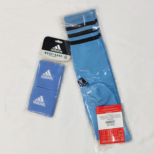 Football Socks & Wristbands Set⚽ - BLUE - 5-13 Years