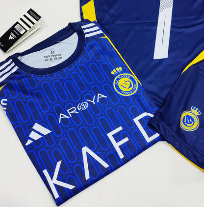 Ronaldo 2025 Al Nassr Blue ⚽ Football Kit - KIDS