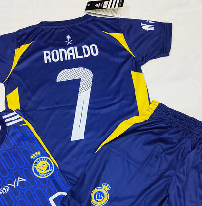 Ronaldo 2025 Al Nassr Blue ⚽ Football Kit - KIDS