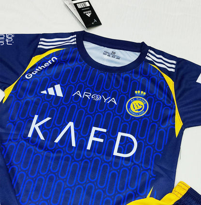 Ronaldo 2025 Al Nassr Blue ⚽ Football Kit - KIDS