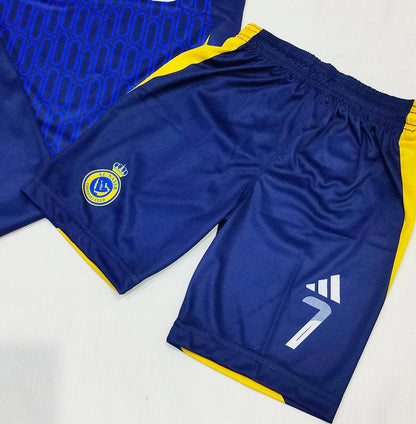 Ronaldo 2025 Al Nassr Blue ⚽ Football Kit - KIDS
