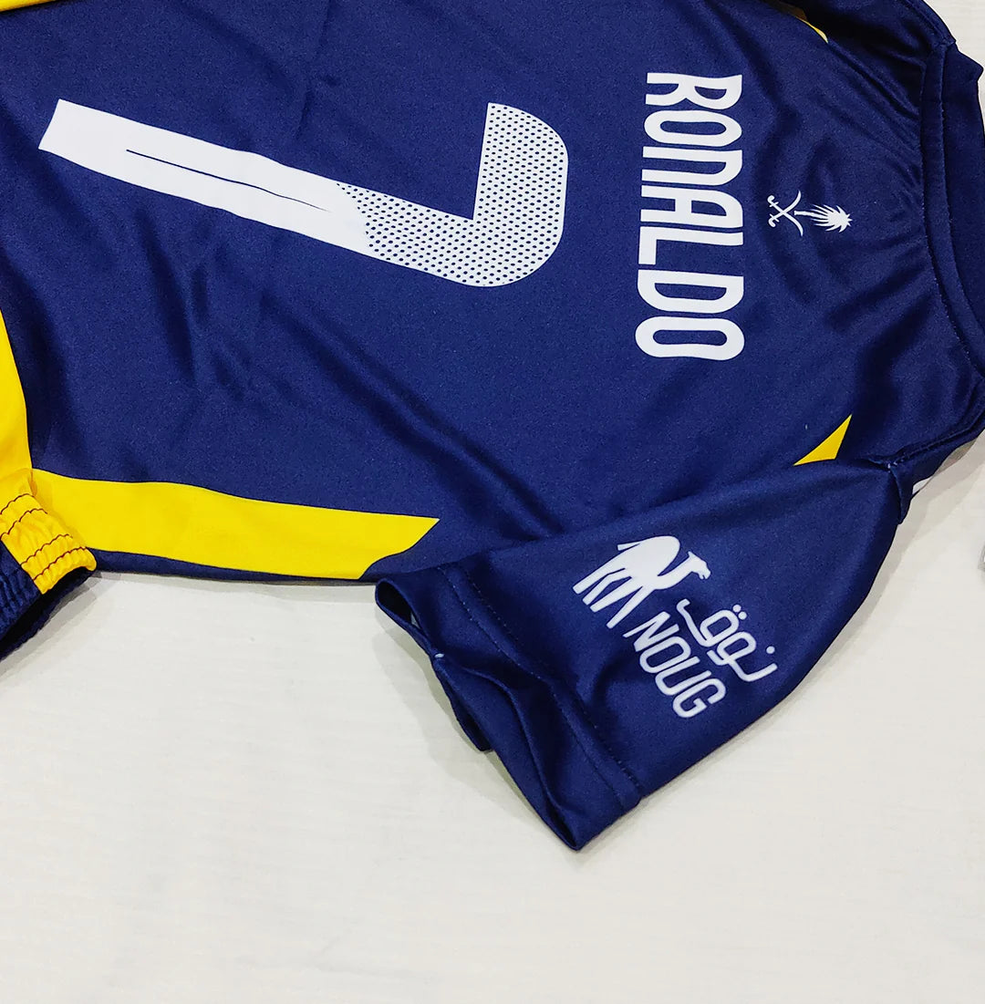 Ronaldo 2025 Al Nassr Blue ⚽ Football Kit - KIDS