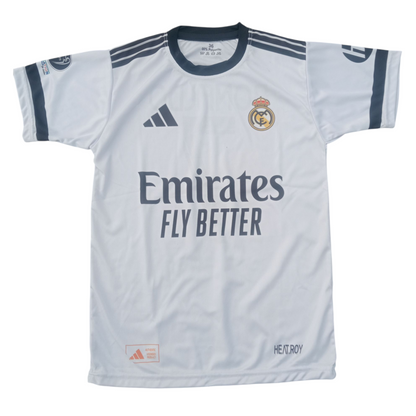 Ronaldo ⚽ Real Madrid White 2025 💜 Football Kit ⚽ Summer Jersey