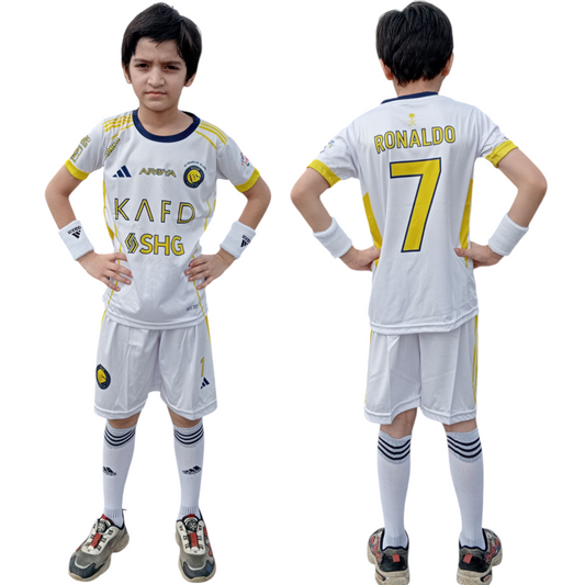 RONALDO SHG 2025 - Kids Al Nassr Ronaldo Football Kit ⚽ Summer Jersey