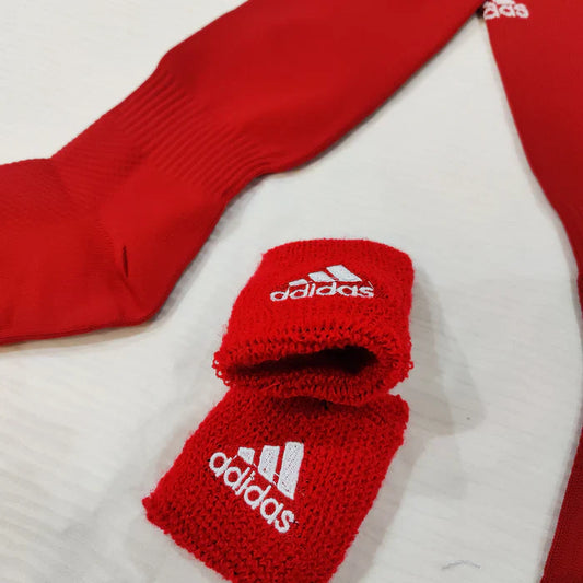 Football Socks & Wristbands Set⚽ - RED  5-13 Years