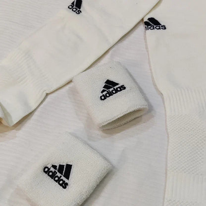 Football Socks & Wristbands Set⚽ - WHITE  5-13 Years