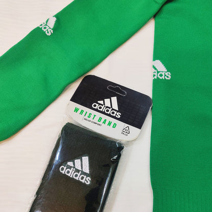 Football Socks & Wristbands Set⚽ - GREEN - 5-13 Years
