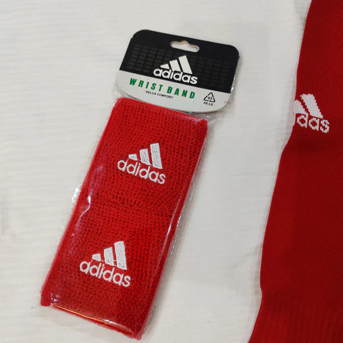 Football Socks & Wristbands Set⚽ - RED  5-13 Years