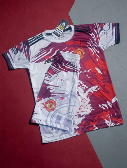 Real Madrid & Manchester United Ronaldo Football Kit ⚽ Sports Jersey