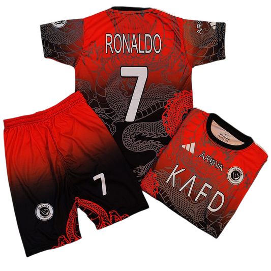 Red Dragon Legacy ⚽ | Cristiano Ronaldo Kids Football Kit 💜