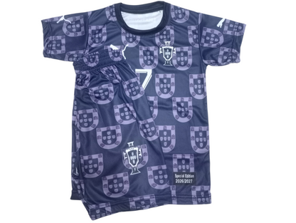 RONALDO BLUE PORTUGAL LOGO LIMITED EDITION ⚽ PREMIUM QUALITY FOOTBALL KIT 2026-2027
