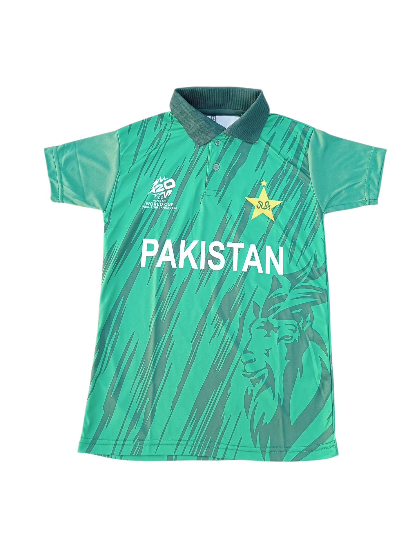 Pakistan T20 Cricket Kit For Kids Articals 2026 T-shirt & Trouser