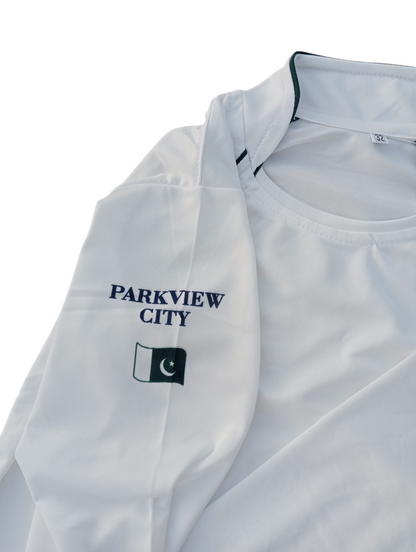 Pakistan Test Cricket White kit Articals 2026 T-Shirt & Touser for kids